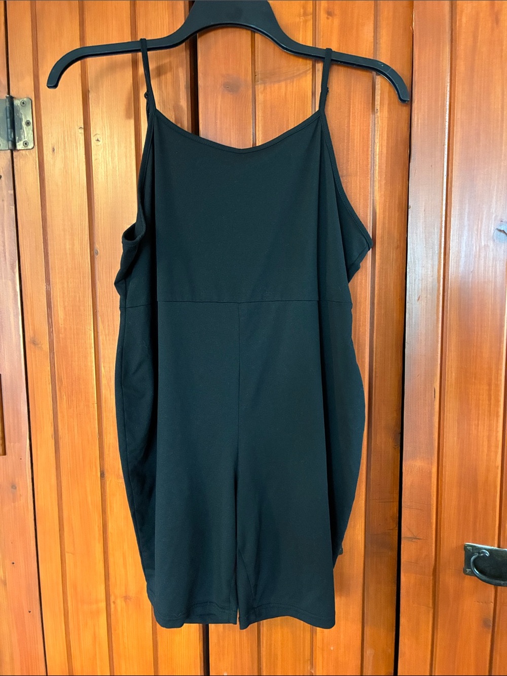 SHEIN Women’s Black Sleeveless Romper Dress 1XL. RS